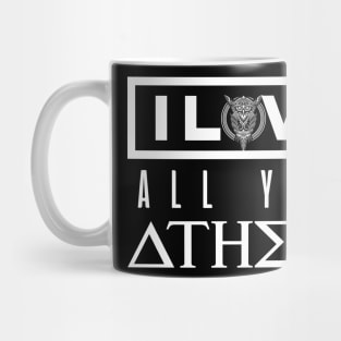 'I Love Athens Y'All' Awesome Athens Greek Mythology Gift Mug